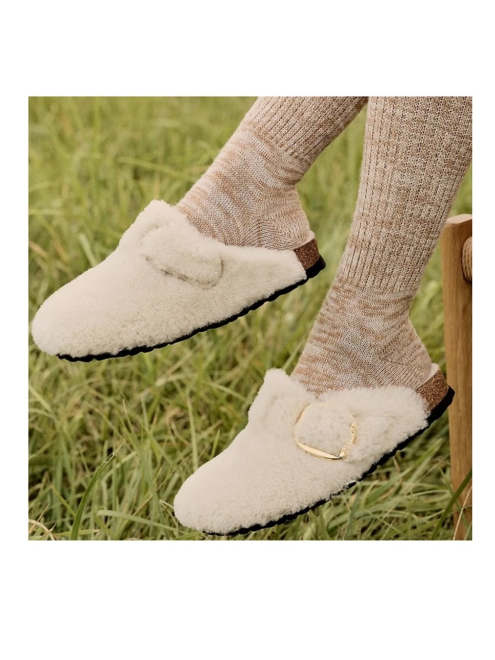 Birkenstock Boston Big Buckle
Shearling Teddy Clogs for women size 36